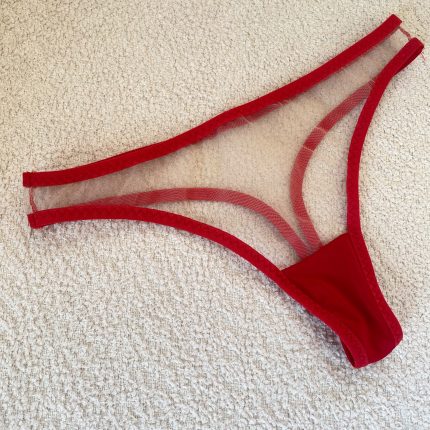 Invisible Red Thong