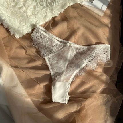 Lizbon White Brazilian Thong