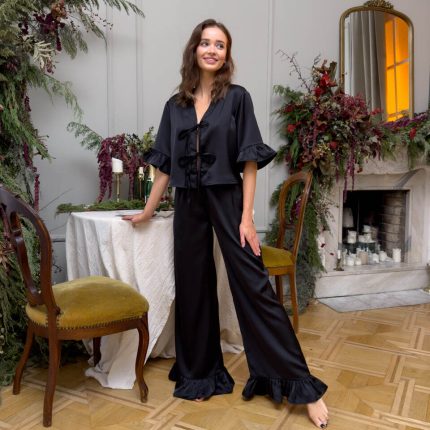 Scarlet Siyah Pijama Takımı